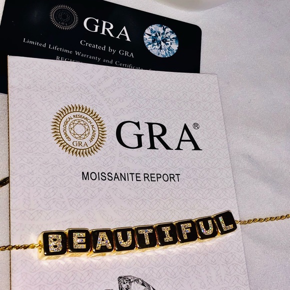 VVS gra certified diamond moisannitte pendant for Beautiful, passes diamond test - Picture 4 of 6